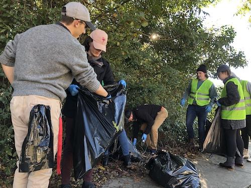 Service Saturday litter cleanup