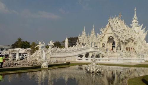 The White Temple in Bangkok.